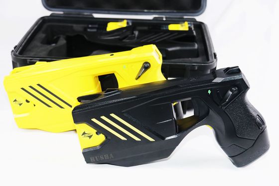 HUSHA TX200P Dual Cartridges Stun Gun z IP57 wodoodporne i podwójne lasery i światło LED nie śmiertelna broń